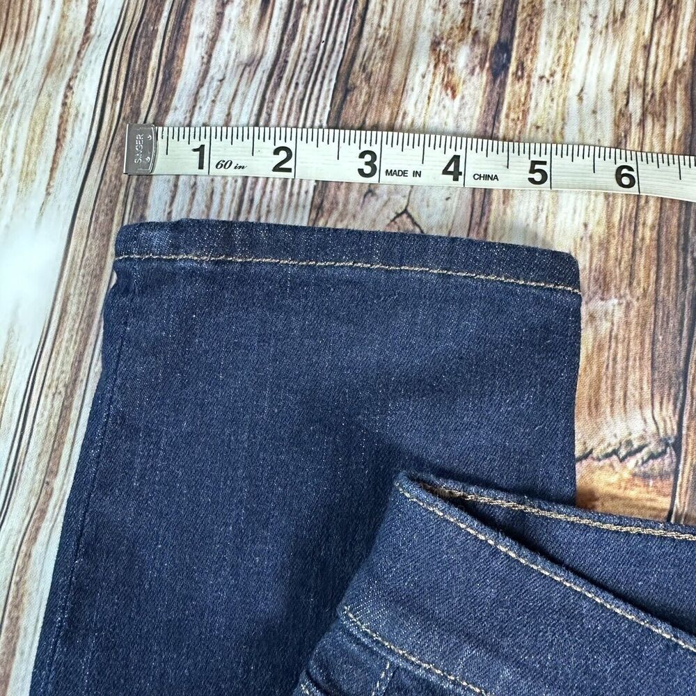 Loft SKINNY Womens Size 4 Blue Mid Rise Jeans Denim Pants Ann Taylor 28x27.5 - Picture 6 of 10